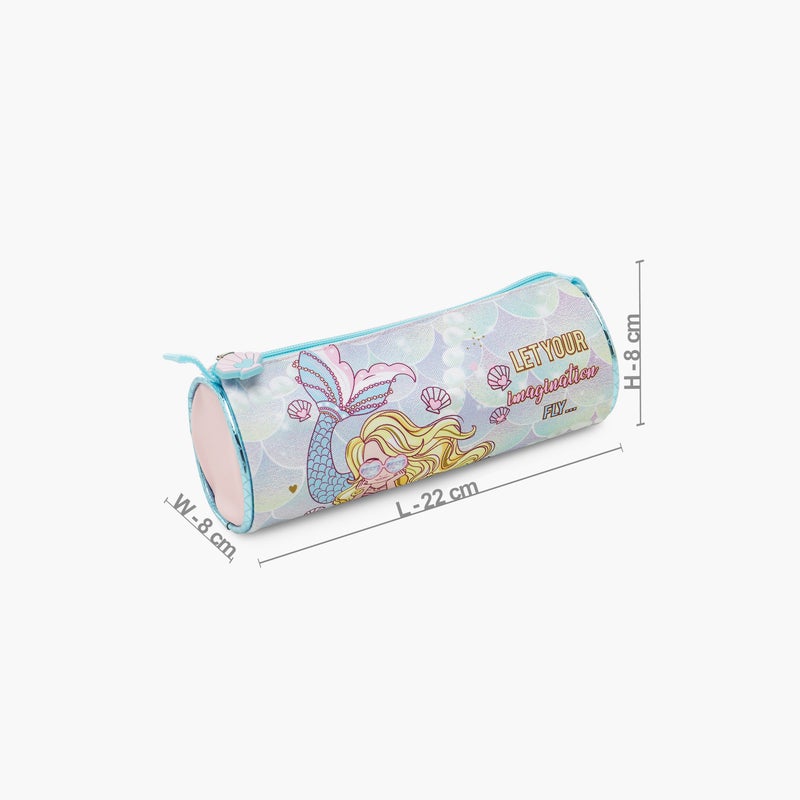 sami_studio Pouch-Mermaid-Collection-1 Cmprt-Zip (Polyester ) Multicolour \ 22X8X8 - Image 2